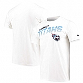 Tennessee Titans Nike Sideline Line of Scrimmage Legend Performance T-Shirt White,baseball caps,new era cap wholesale,wholesale hats